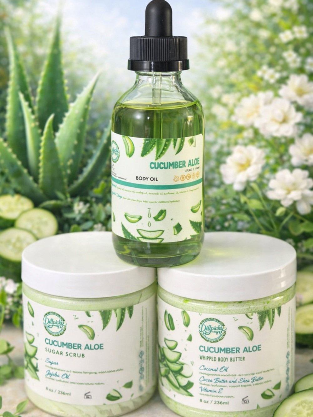 Aminnah Dillpicky Cucumber Aloe Bunle